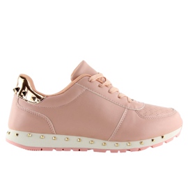 Sportssko med pink nitter BK-85 Pink gul lyserød