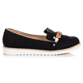 Vices Loafers med perler sort