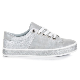 Seastar Grå sneakers med binding