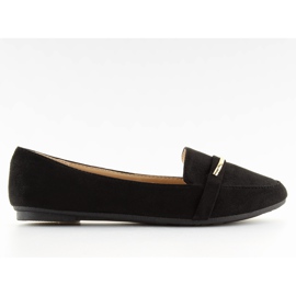 Sorte loafers til kvinder 9988-121 sorte