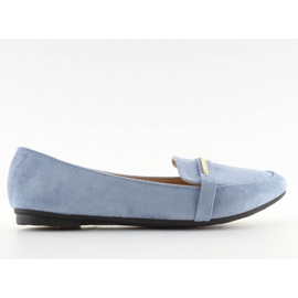 Dameblå loafers 9988-121 denim