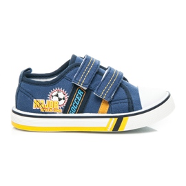 Hasby Velcro sneakers blå