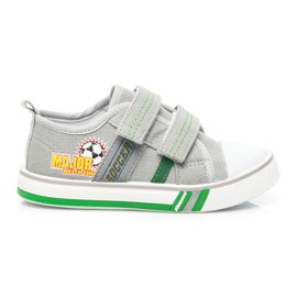 Hasby Velcro sneakers grå