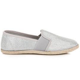 Sølv Espadrilles grå