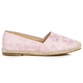 Queentina Lyserøde espadriller
