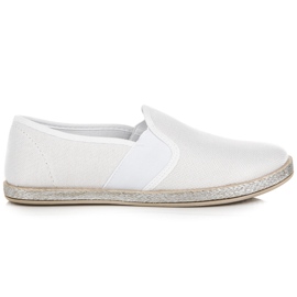 Muto Slipons, espadriller hvid