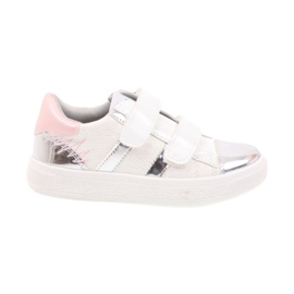 American Club Sneakers, sportssko amerikanske 16699 lyserød grå hvid