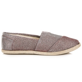 Tag espadriller på med glitter flerfarvet