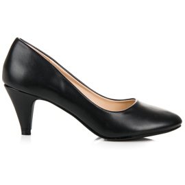 Bella Star Klassiske business pumps sort