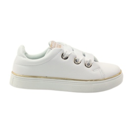 American Club Kvinders sneakers Satin String 17152 White hvid