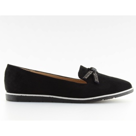 Sorte loafers til kvinder JN-182 sorte