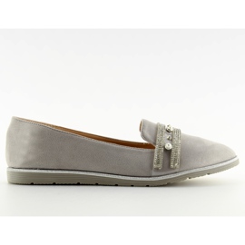 Grå Loafers lordsy grå JN-181 grå