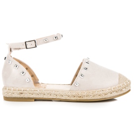 Nio Nio Flade espadrillesandaler lyserød flerfarvet