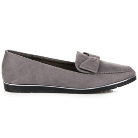 Ruskinds loafers med sløjfe grå