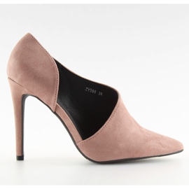 Asymmetriske pumps på en pink ZY098 Pink pin lyserød
