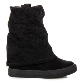 SDS Gennembrudte sneakers sort
