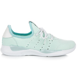 Openwork Tied Sneakers grøn