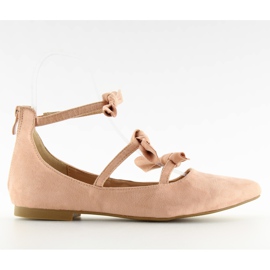 Gladiatorrosa kvinders balleriner G-47 Pink lyserød