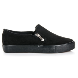 Seastar Slipons i sort ruskind