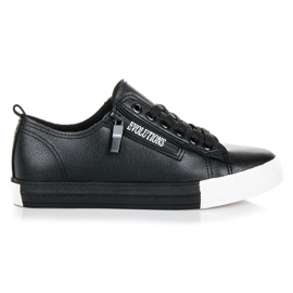 Sneakers på platformen sort