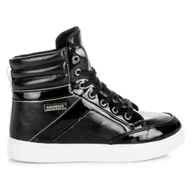 Emaks Sneakers med snøre over anklen sort