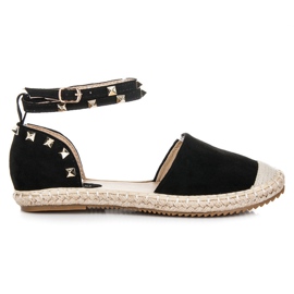 Queen Vivi Espadrilles flade sandaler sort