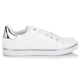 Sport Hvide sneakers med mønster
