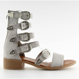 Grå Gladiator sandaler grå NC159 grå
