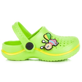 Hasby Børne flip-flops grøn