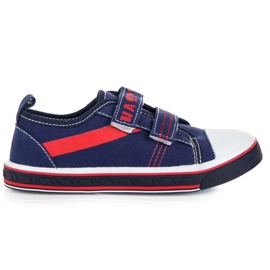 Hasby Marineblå sneakers til skolen