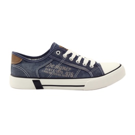 DK 0024 denim sneakers bundet sneakers marine blå