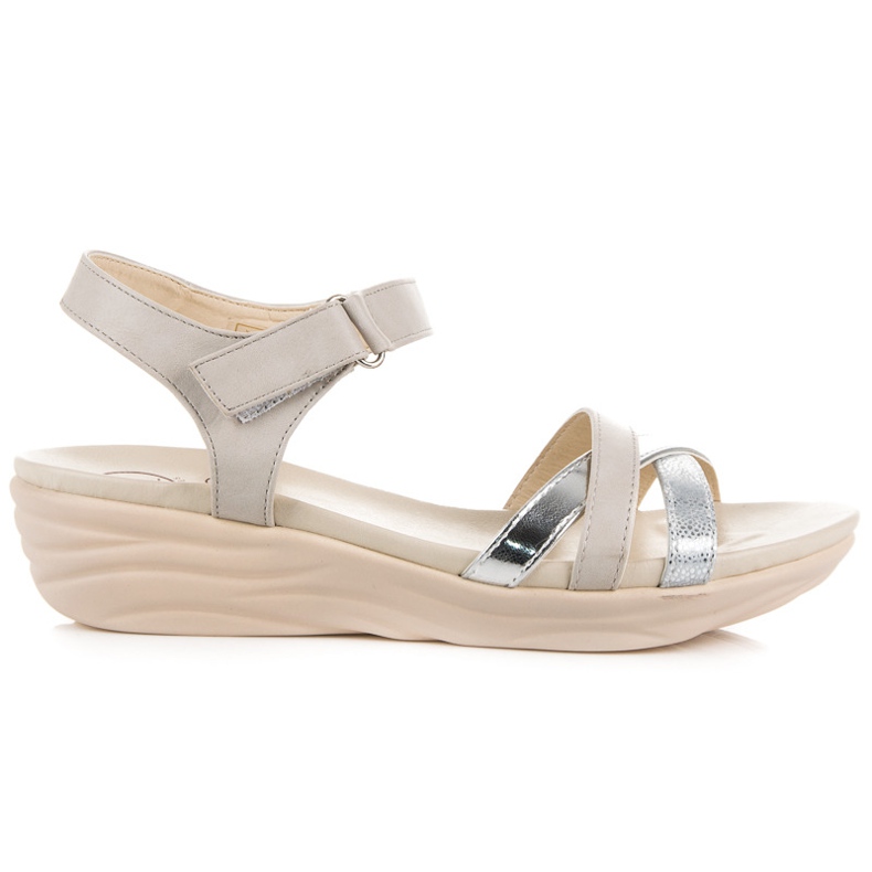 Kylie Velcro sandaler grå