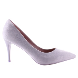 Suede højhælede Candy Shop Fiolet Lei-90 violet