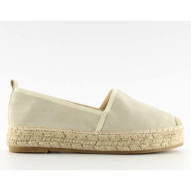 Beige espadriller til kvinder BB10P beige
