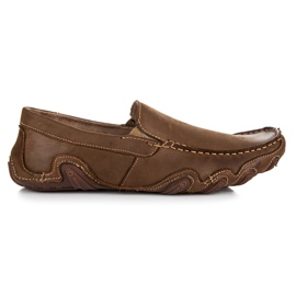 Hasby Loafers i læder brun