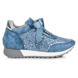 Kylie Modebundne sneakers blå