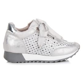 Kylie Modebundne sneakers grå