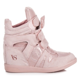 Vices Velcro sneakers skruestik lyserød