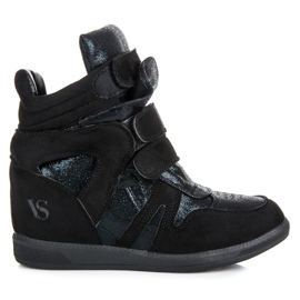 Vices Velcro sneakers skruestik sort