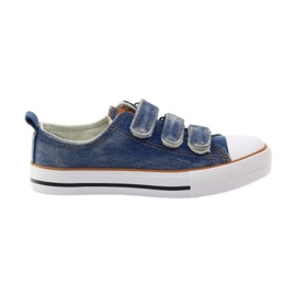 American Club Amerikanske dk jeans sneakers blå