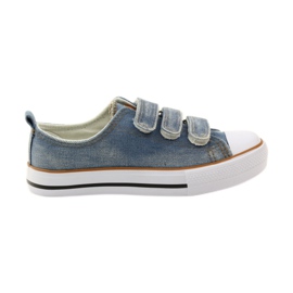 American Club Amerikanske denim sneakers blå