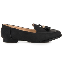 Vices Loafers med frynser sort