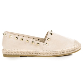 Seastar Ruskind espadriller med nitter brun