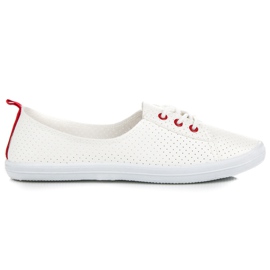 Kylie Gennembrudte sneakers hvid