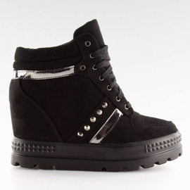 Sorte damesneakers AT-0650-L Sorte