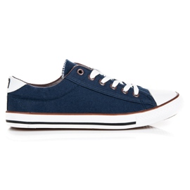 Seastar Old School Tied Sneakers marine blå brun