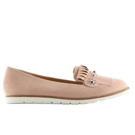 Pink DM30P Pink kvinders loafers lyserød