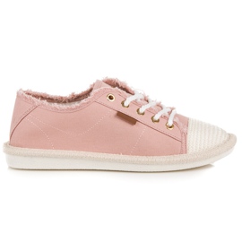 Seastar Sneakers med snøre, espadriller lyserød