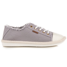 Seastar Sneakers med snøre, espadriller grå