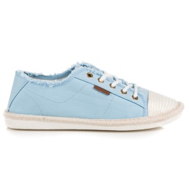 Seastar Sneakers med snøre, espadriller blå